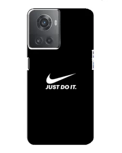 Чехол для OnePlus ACE (10R) с картинкой «Минимализм от Nike»
