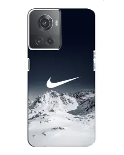 Чехол для OnePlus ACE (10R) с картинкой «Nike — зимние горы»