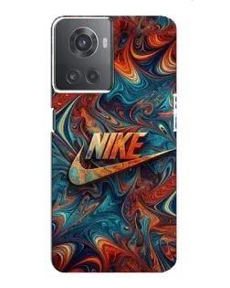 Чехол для OnePlus ACE (10R) с картинкой «Nike в абстракции»