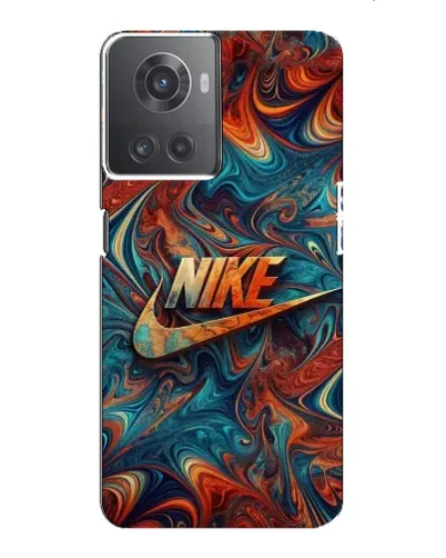 Чехол для OnePlus ACE (10R) с картинкой «Nike в абстракции»