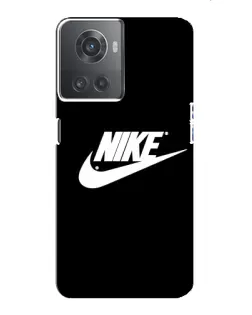 Чехол для OnePlus ACE (10R) с картинкой «Мазки краски Nike»