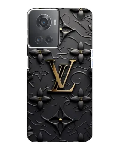 Чехол для OnePlus ACE (10R) с картинкой «Кожаная текстура LV»