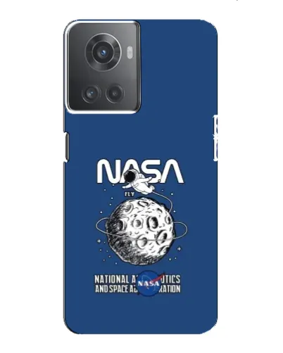 Чехол для OnePlus ACE (10R) с картинкой «NASA — лунная миссия»