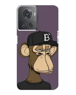 Чехол для OnePlus ACE (10R) с картинкой «Bored Ape в кепке»