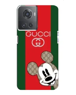 Чохол для OnePlus ACE (10R) з картинкою «Gucci — смуги та Міккі» Чохол для OnePlus ACE (10R) з картинкою «Gucci — смуги та Міккі»