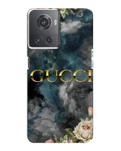 Чехол для OnePlus ACE (10R) с картинкой «Абстрактные цветы Gucci» Чехол для OnePlus ACE (10R) с картинкой «Абстрактные цветы Gucci»