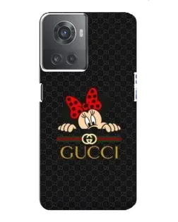 Чохол для OnePlus ACE (10R) з картинкою «Мінні Маус Gucci — чорний» Чохол для OnePlus ACE (10R) з картинкою «Мінні Маус Gucci — чорний»