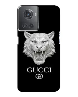Чохол для OnePlus ACE (10R) з картинкою «Gucci — срібний лев» Чохол для OnePlus ACE (10R) з картинкою «Gucci — срібний лев»