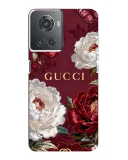 Чохол для OnePlus ACE (10R) з картинкою «Gucci — бордові троянди» Чохол для OnePlus ACE (10R) з картинкою «Gucci — бордові троянди»