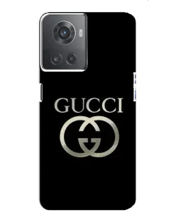 Чохол для OnePlus ACE (10R) з картинкою «Gucci — золото на чорному» Чохол для OnePlus ACE (10R) з картинкою «Gucci — золото на чорному»