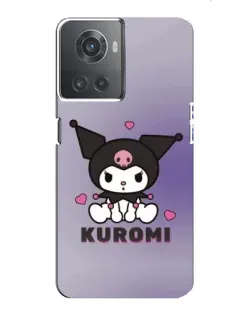 Чехол для OnePlus ACE (10R) с картинкой «Kuromi — фиолетовый арт»