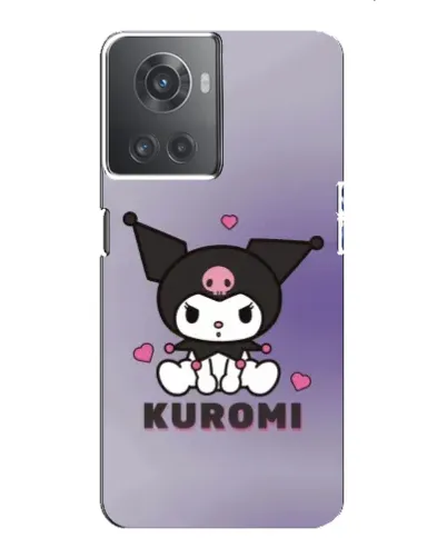 Чехол для OnePlus ACE (10R) с картинкой «Kuromi — фиолетовый арт»