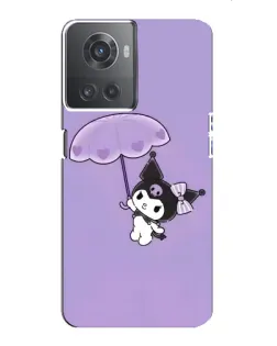Чехол для OnePlus ACE (10R) с картинкой «Kuromi с зонтиком»