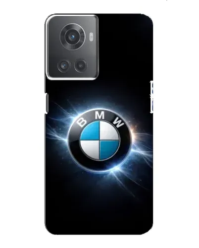 Чехол для OnePlus ACE (10R) с картинкой «BMW — неоновое сияние»