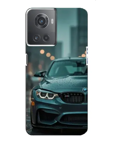 Чехол для OnePlus ACE (10R) с картинкой «BMW в огнях города»