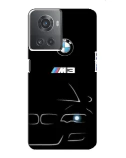 Чохол для OnePlus ACE (10R) з картинкою «Мінімалістичний принт BMW M3»