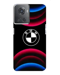 Чохол для OnePlus ACE (10R) з картинкою «Логотип BMW та неонові дуги»