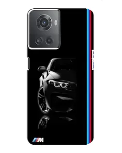 Чохол для OnePlus ACE (10R) з картинкою «Силует BMW в темряві»