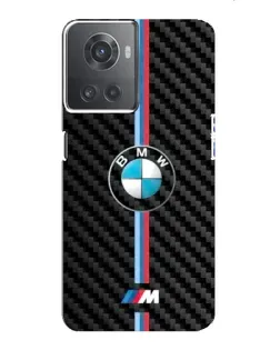 Чохол для OnePlus ACE (10R) з картинкою «Емблема BMW та карбон»