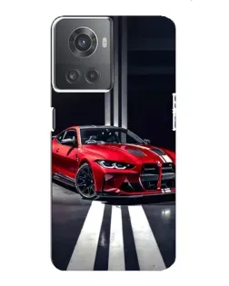 Чохол для OnePlus ACE (10R) з картинкою «Червона BMW на дорозі»