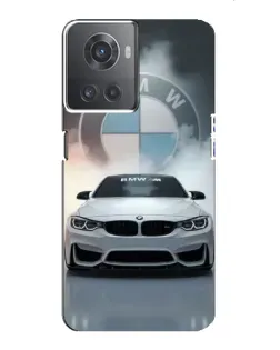 Чохол для OnePlus ACE (10R) з картинкою «BMW в білому диму»