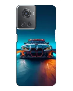 Чохол для OnePlus ACE (10R) з картинкою «BMW — вогні неону»