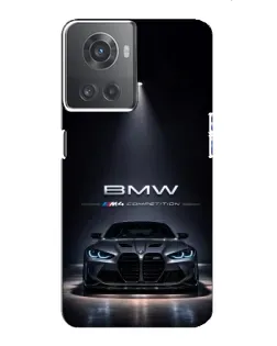 Чохол для OnePlus ACE (10R) з картинкою «BMW крізь нічне місто»
