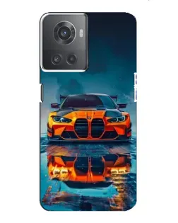 Чохол для OnePlus ACE (10R) з картинкою «BMW — золота емблема»