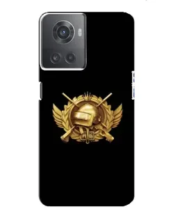 Чехол для OnePlus ACE (10R) с картинкой «PUBG — оранжевый градиент»