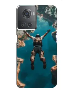Чехол для OnePlus ACE (10R) с картинкой «PUBG — свободное падение»