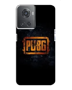Чехол для OnePlus ACE (10R) с картинкой «PUBG — золотой логотип»
