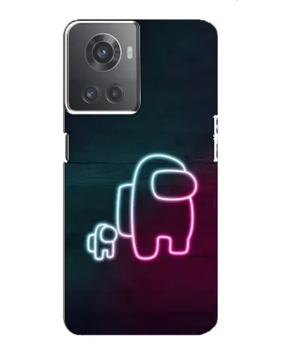 Чехол для OnePlus ACE (10R) с картинкой «Among Us неон-арт» Чехол для OnePlus ACE (10R) с картинкой «Among Us неон-арт»