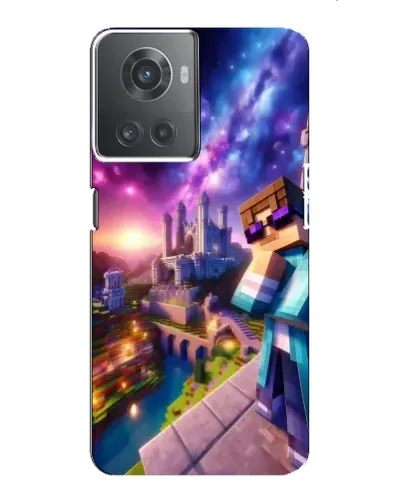 Чехол для OnePlus ACE (10R) с картинкой «Стив и космос» Чехол для OnePlus ACE (10R) с картинкой «Стив и космос»