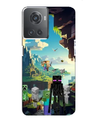Чехол для OnePlus ACE (10R) с картинкой «Эндермен в лесу» Чехол для OnePlus ACE (10R) с картинкой «Эндермен в лесу»