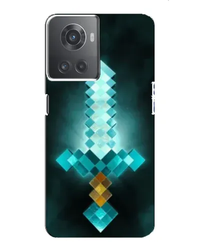 Чехол для OnePlus ACE (10R) с картинкой «Алмазный меч неон» Чехол для OnePlus ACE (10R) с картинкой «Алмазный меч неон»