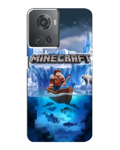 Чехол для OnePlus ACE (10R) с картинкой «Minecraft ледяной мир» Чехол для OnePlus ACE (10R) с картинкой «Minecraft ледяной мир»