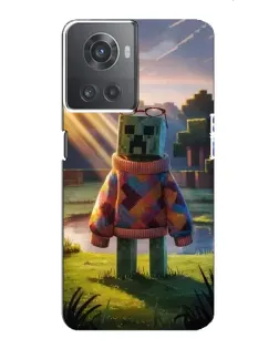 Чехол для OnePlus ACE (10R) с картинкой «Крипер в свитере»