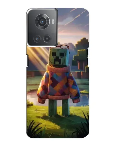 Чехол для OnePlus ACE (10R) с картинкой «Крипер в свитере» Чехол для OnePlus ACE (10R) с картинкой «Крипер в свитере»