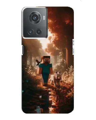Чехол для OnePlus ACE (10R) с картинкой «Стив в лесу» Чехол для OnePlus ACE (10R) с картинкой «Стив в лесу»
