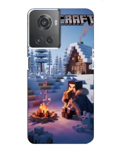Чехол для OnePlus ACE (10R) с картинкой «Зимний Minecraft» Чехол для OnePlus ACE (10R) с картинкой «Зимний Minecraft»