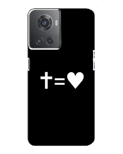 Чохол для OnePlus ACE (10R) з картинкою «Хрест та Серце» Чохол для OnePlus ACE (10R) з картинкою «Хрест та Серце»