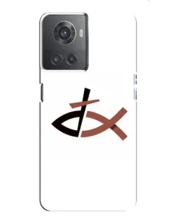 Чохол для OnePlus ACE (10R) з картинкою «Риба та хрест»
