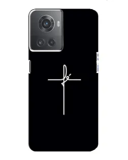 Чехол для OnePlus ACE (10R) с картинкой «Тонкий крест»
