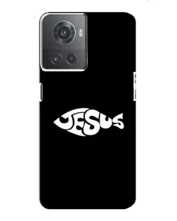 Чехол для OnePlus ACE (10R) с картинкой «Рыба Jesus»