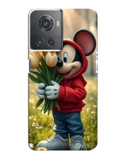 Чохол для OnePlus ACE (10R) з картинкою «Міккі з тюльпанами» Чохол для OnePlus ACE (10R) з картинкою «Міккі з тюльпанами»