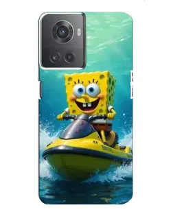 Чехол для OnePlus ACE (10R) с картинкой «Спанч Боб на гидроцикле» Чехол для OnePlus ACE (10R) с картинкой «Спанч Боб на гидроцикле»