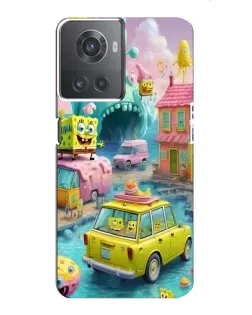 Чехол для OnePlus ACE (10R) с картинкой «Монстр-трак приключения»