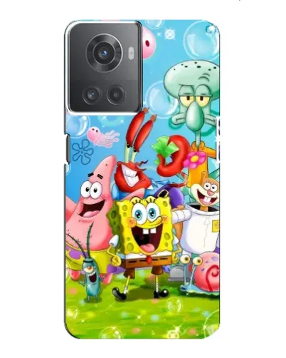 Чехол для OnePlus ACE (10R) с картинкой «Губка Боб и друзья» Чехол для OnePlus ACE (10R) с картинкой «Губка Боб и друзья»