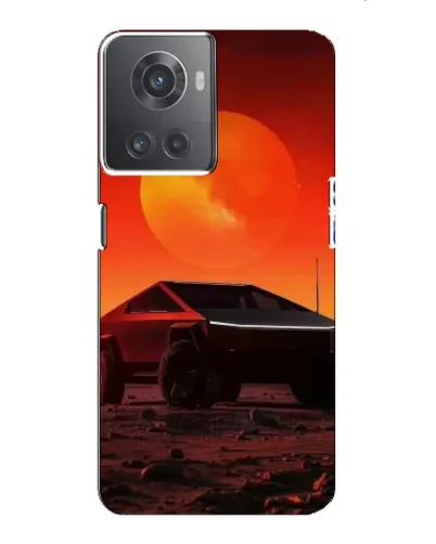 Чехол для OnePlus ACE (10R) с картинкой «Cybertruck на Марсе»