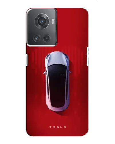 Чехол для OnePlus ACE (10R) с картинкой «Tesla Top View»
